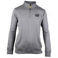 Dark Heather Grey - Front - Caterpillar Mens Canyon 1-4 Zip Pullover