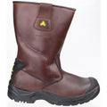 Brown - Back - Amblers Safety Mens AS249 Cadair Waterproof Pull On Rigger Boots