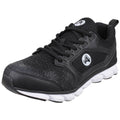 Black - Pack Shot - Amblers Safety Unisex Adults Lightweight Non-Leather Safety Trainers