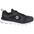 Black - Side - Amblers Safety Unisex Adults Lightweight Non-Leather Safety Trainers