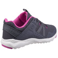 Grey-Fuchsia-White - Lifestyle - Cotswold Womens-Ladies Luckington Casual Trainers