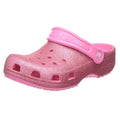 Light Pink - Lifestyle - Crocs Childrens-Kids Classic Glitter Slip On Clog