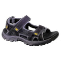 Black - Front - Cat Lifestyle Mens Giles Leather Sandal