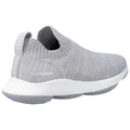 Cool Grey - Side - Hush Puppies Womens-Ladies Free BounceMAX Slip On Trainer