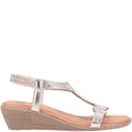 Rose Gold - Back - Divaz Womens-Ladies Sasha Slip On Sandal