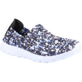 Blue - Front - Fleet & Foster Womens-Ladies Sharon Casual Trainers