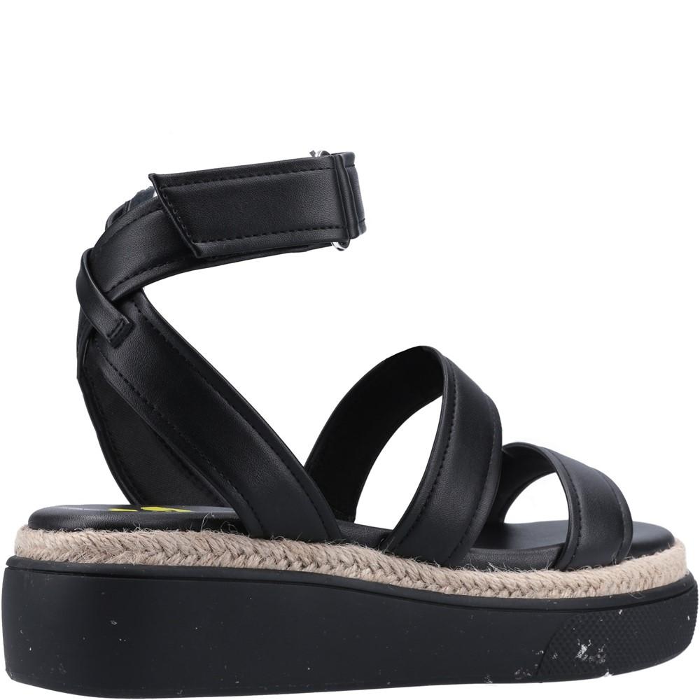 Black - Side - Rocket Dog Womens-Ladies Franki Sandals