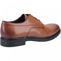 Tan - Side - Hush Puppies Mens Sterling Leather Shoes