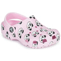 Blush Pink - Front - Crocs Childrens-Kids Classic Panda Clogs