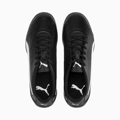 Black-White - Pack Shot - Puma Mens Monarch Football Astro Turf Trainers