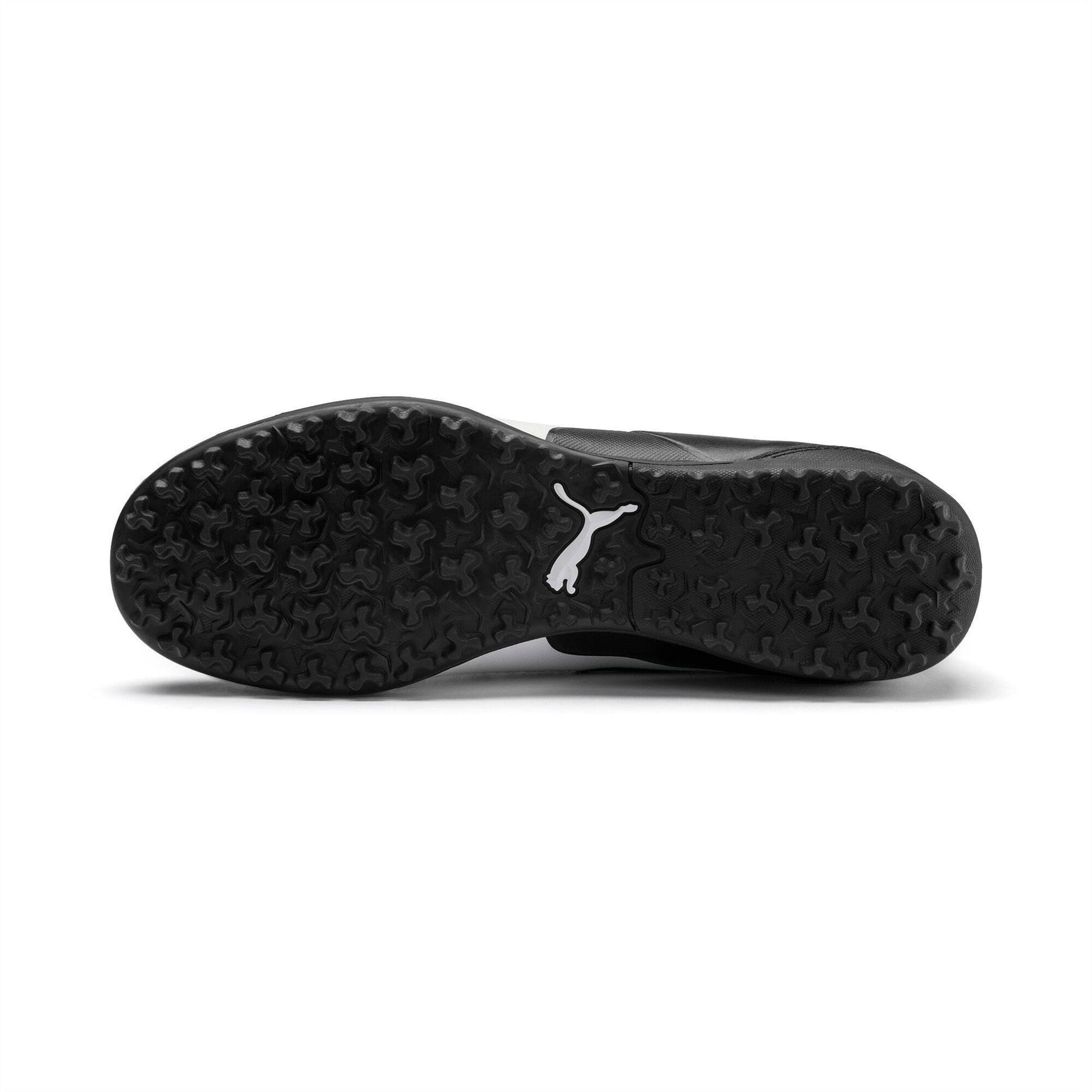 Black-White - Close up - Puma Mens Monarch Football Astro Turf Trainers