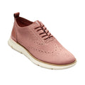 Blush Red-Ivory - Front - Cole Haan Womens-Ladies Zerogrand Stitchlite Oxfords
