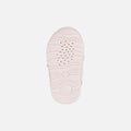 White-Silver - Pack Shot - Geox Girls Rishon Leather Trainers