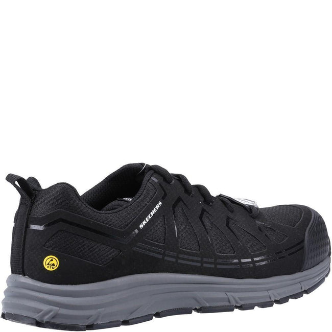 Black - Side - Skechers Mens Malad Safety Trainers