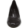 Black - Close up - Geox Womens-Ladies Umbretta Leather Court Shoes
