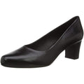 Black - Front - Geox Womens-Ladies Umbretta Leather Court Shoes