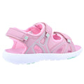 Pink - Side - Hush Puppies Girls Lilly Quarter Sandals