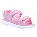 Pink - Front - Hush Puppies Girls Lilly Quarter Sandals