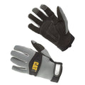 Black-Grey - Back - Caterpillar 12213 Neoprene Comfort Fit Gloves - Mens Gloves - Gloves