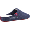 Navy - Side - Hush Puppies Mens The Good Slippers