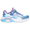 Multicoloured - Back - Skechers Childrens-Kids S Lights Rainbow Racers Trainers