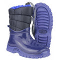 BLUE - Back - Mirak Flurry Childrens Warmlined Boot - Teens Boots
