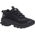 Black - Front - CAT Lifestyle Mens Intruder Nubuck Trainers