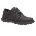 Black - Front - CAT Lifestyle Mens Olly 2.0 Grain Leather Casual Shoes