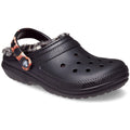 Black - Front - Crocs Unisex Adult Classic Animal Print Faux Fur Clogs