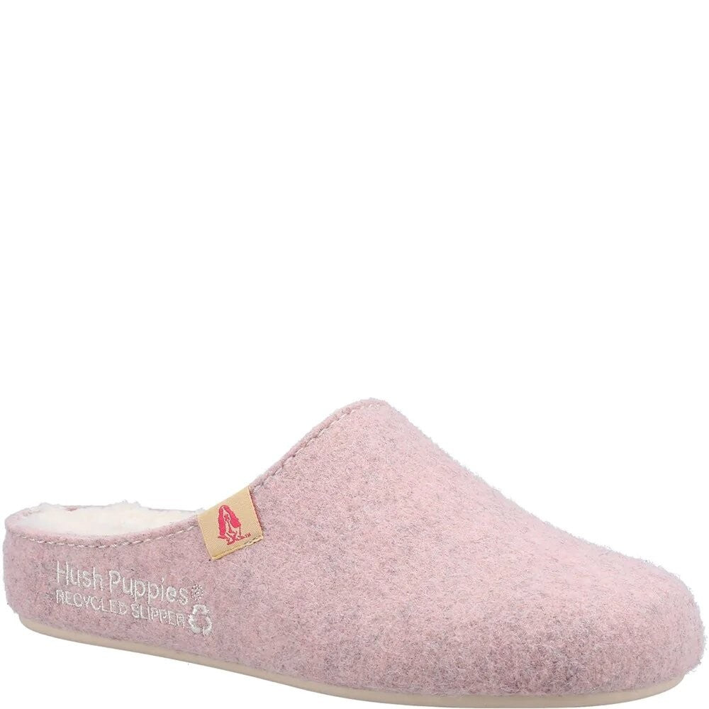 Pink - Front - Hush Puppies Womens-Ladies The Good Slippers