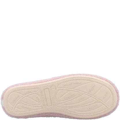 Pink - Back - Hush Puppies Womens-Ladies The Good Slippers