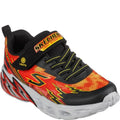 Black-Red - Front - Skechers Boys Light Storm 2.0 Trainers