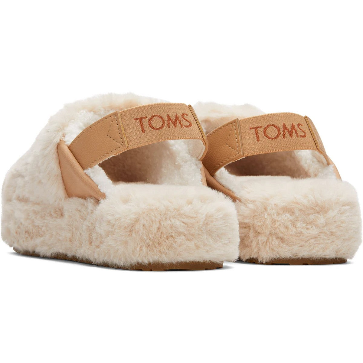 Natural - Back - Toms Womens-Ladies Sofia Slippers