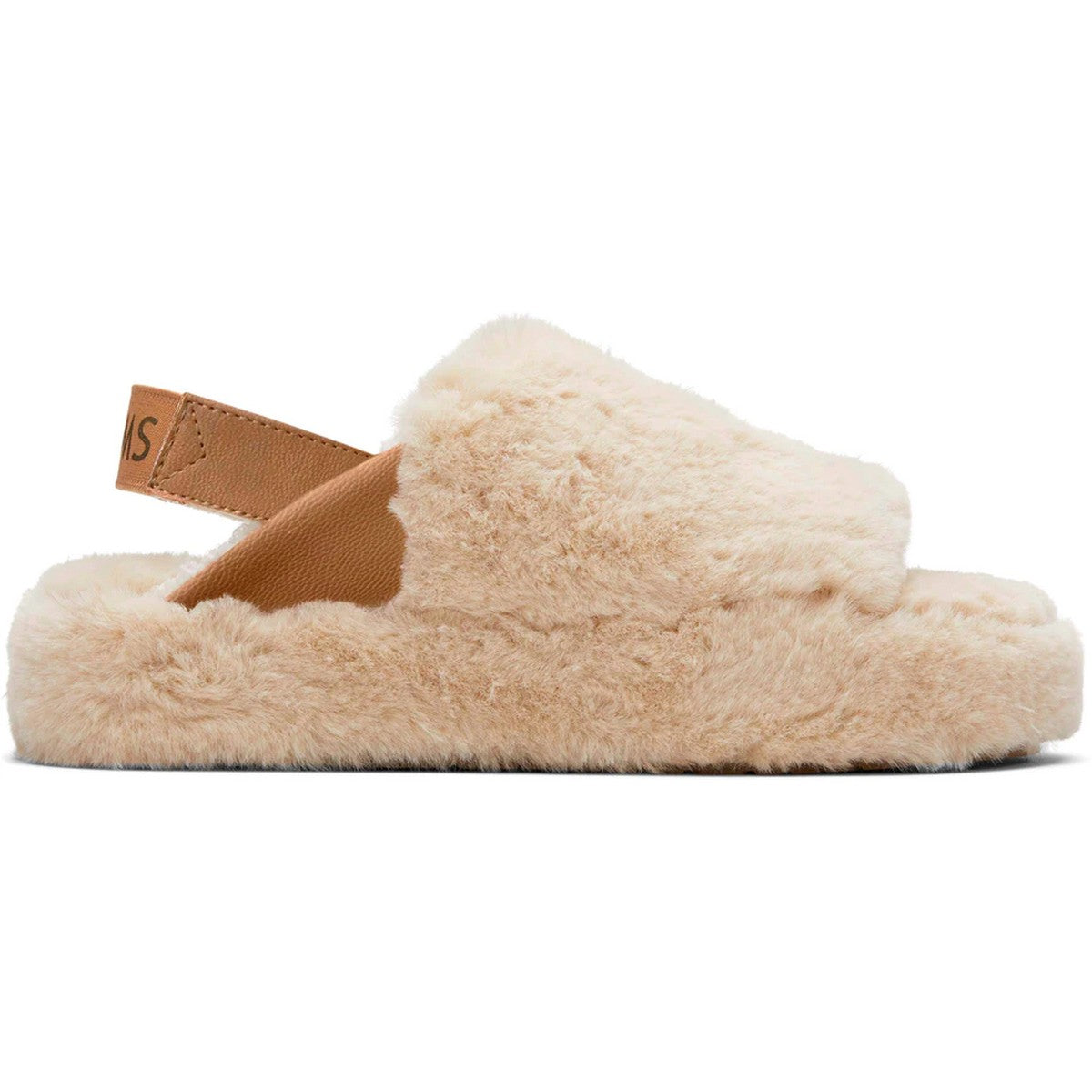 Natural - Pack Shot - Toms Womens-Ladies Sofia Slippers