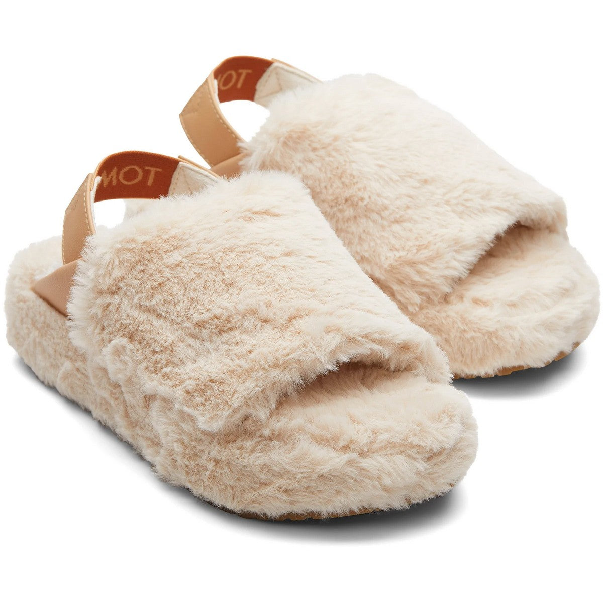 Natural - Front - Toms Womens-Ladies Sofia Slippers