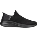 Black - Front - Skechers Mens Ultra Flex 3.0 Smooth Step Trainers