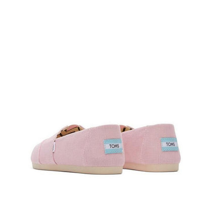 Pink - Back - Toms Mens Alpargata Washed Canvas Espadrilles