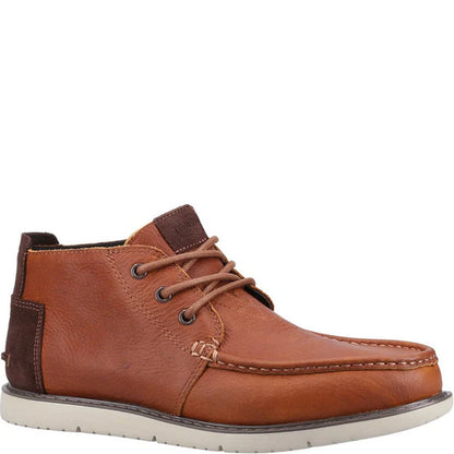 Brown - Front - Toms Mens Navi Leather Chukka Boots