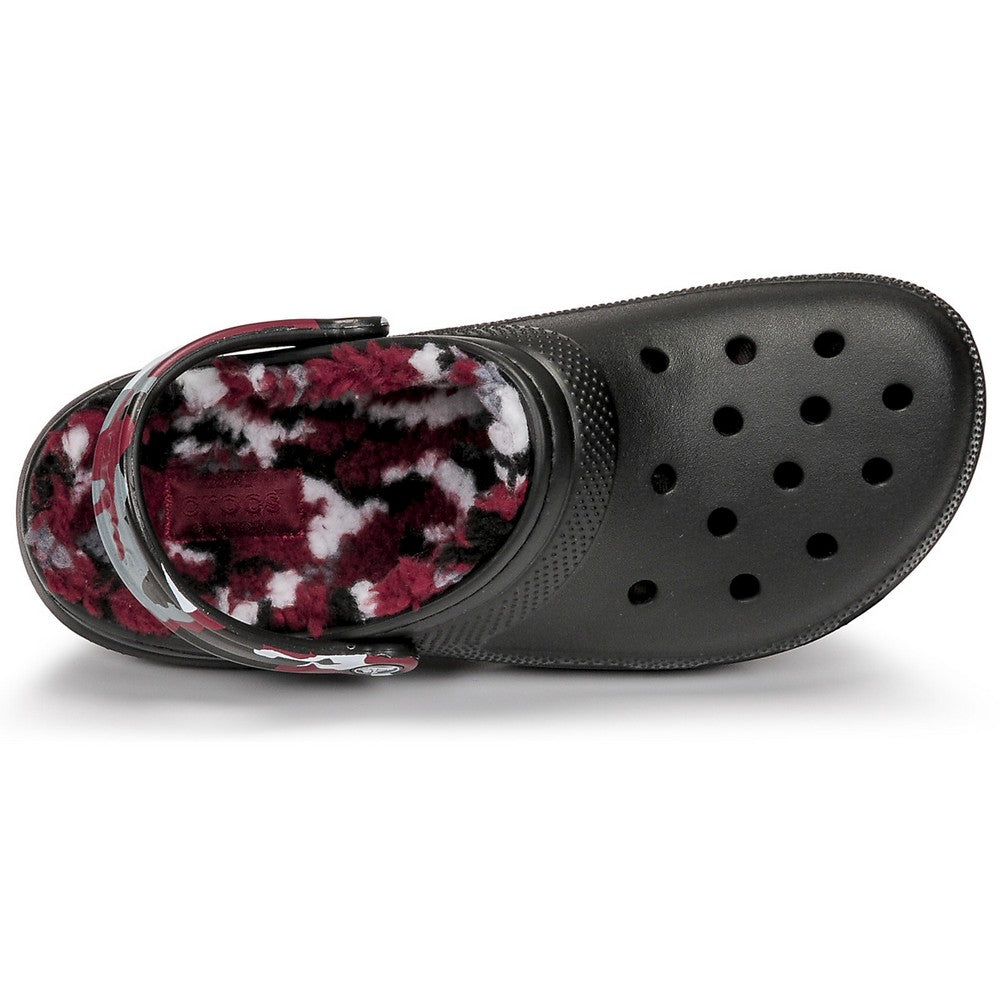 Black-Pepper - Side - Crocs Unisex Adult Classic Lined Camo Clogs