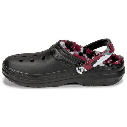 Black-Pepper - Pack Shot - Crocs Unisex Adult Classic Lined Camo Clogs