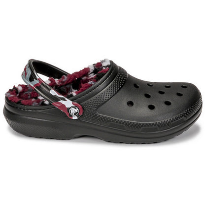 Black-Pepper - Close up - Crocs Unisex Adult Classic Lined Camo Clogs