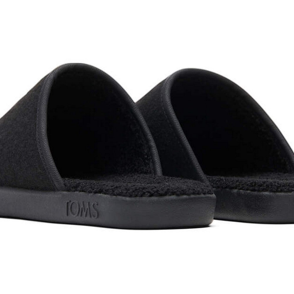 Black - Back - Toms Mens Harbor Slippers