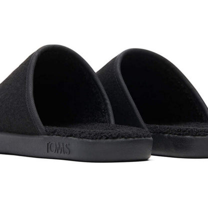 Black - Back - Toms Mens Harbor Slippers