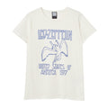 Vintage White - Front - Amplified Unisex Adult 1977 Led Zeppelin T-Shirt