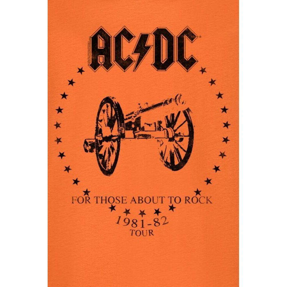 Orange Crush - Lifestyle - Amplified Unisex Adult For Those About To Rock AC-DC T-Shirt