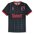 Black-Red-White - Front - Amplified Mens Maggot FC Slipknot T-Shirt