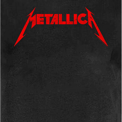 Charcoal - Back - Amplified Womens-Ladies Metallica Logo T-Shirt Dress