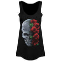 Black - Front - Requiem Collective Ladies-Womens Immortal Bloom Floaty Tank