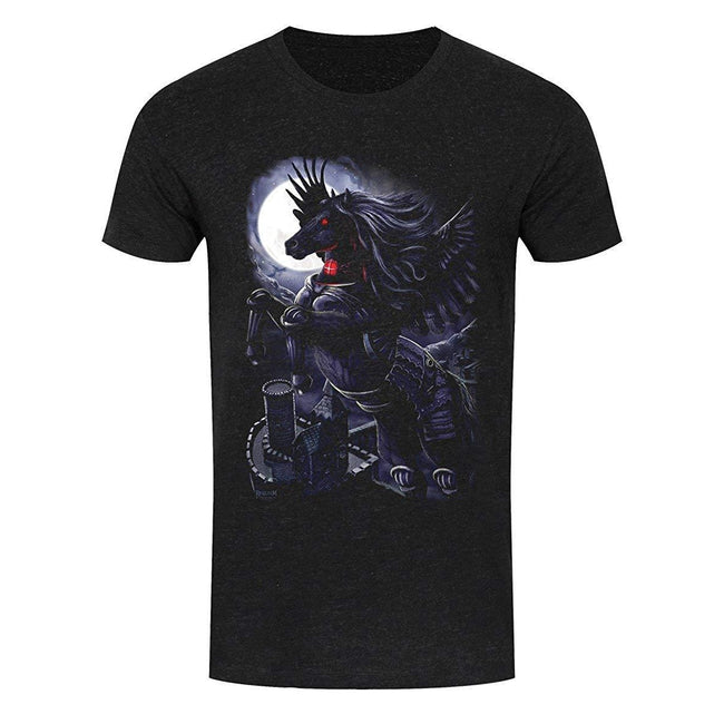 Black - Front - Requiem Collective Mens Prince Of Demons T-Shirt