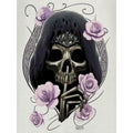 White - Side - Requiem Collective Ladies-Womens Silent Spectre T-Shirt